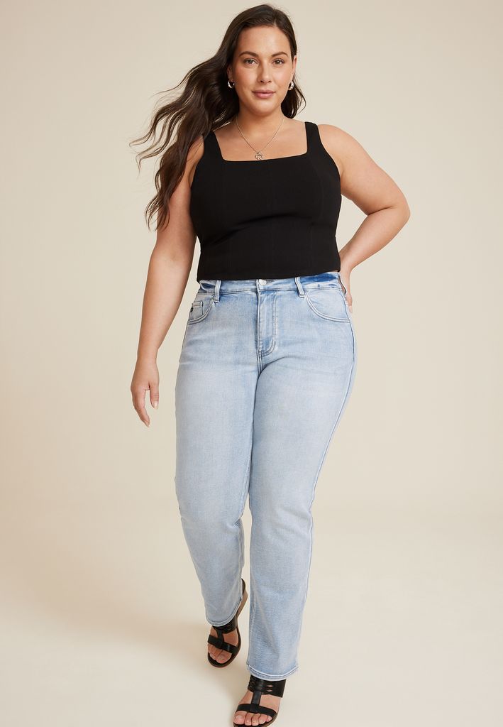 Plus Size KanCan™ Essentials High Rise Straight Jean