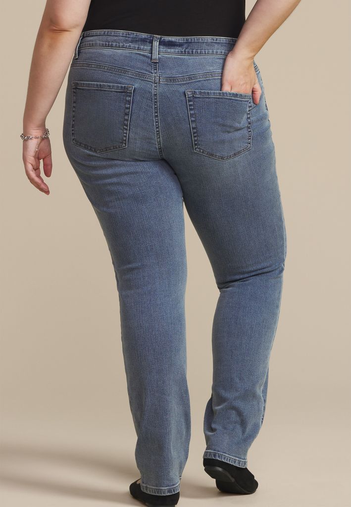 Plus Size m jeans by maurices™ Classic Mid Rise Slim Straight Jean - Image 2