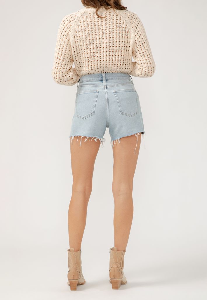 Silver Jeans Co.® Sure Thing High Rise Frayed Hem 4.5in Short - Image 2