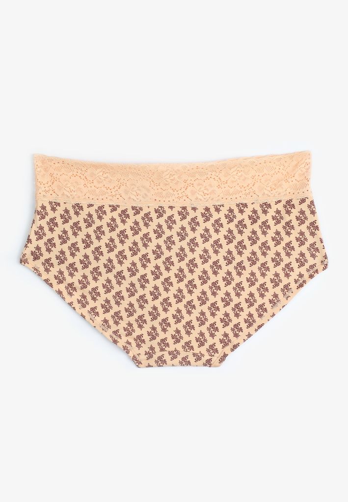 Simply Comfy Cotton Floral Boybrief Panty - Image 2