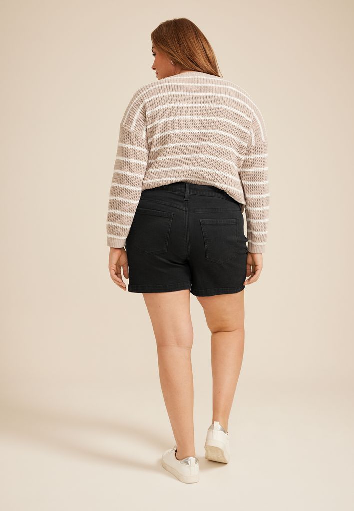 Plus Size m jeans by maurices™ Black High Rise 5in Short - Image 2
