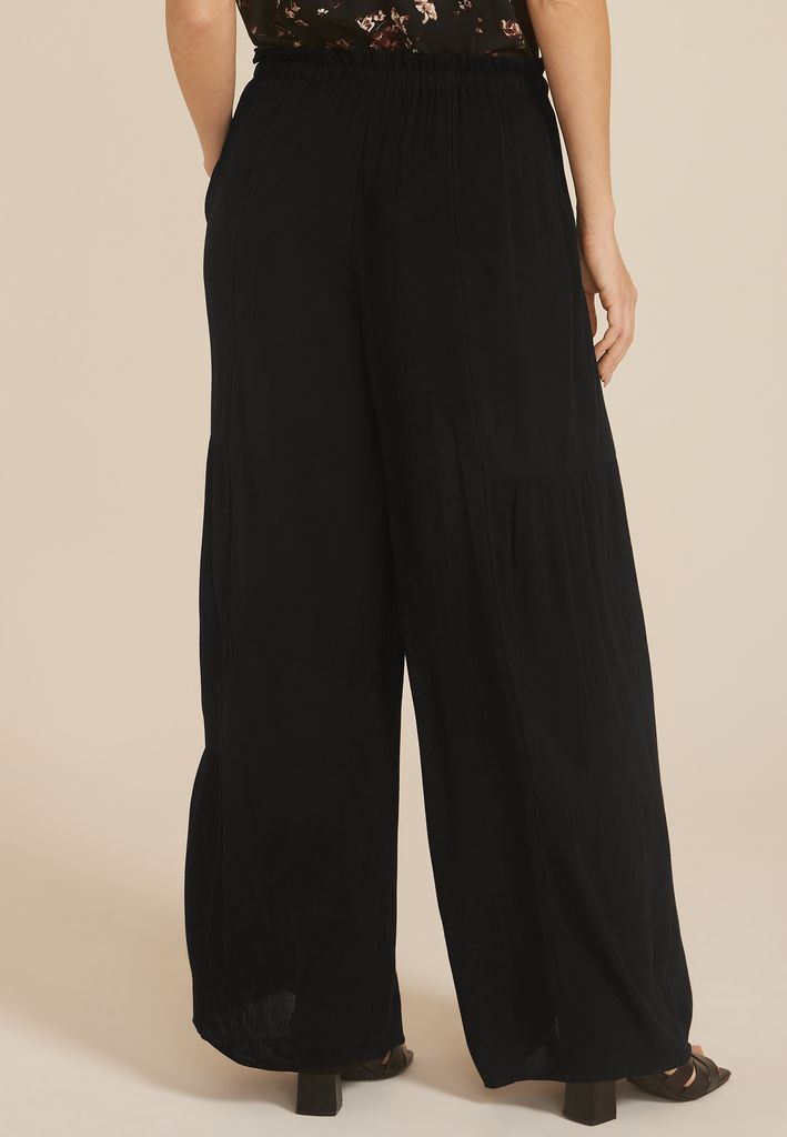 Tiered High Rise Palazzo Pant - Image 2