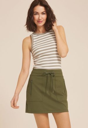 Traveler Zip Pocket Utility Skort