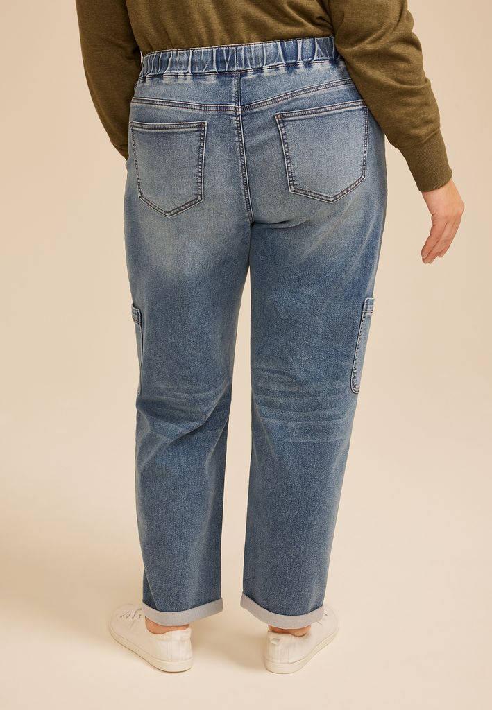 Plus Size m jeans by maurices™ Soft Knit High Rise Ankle Jogger - Image 2