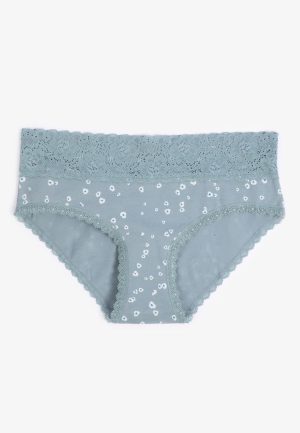 Simply Comfy Cotton Floral Hipster Panty