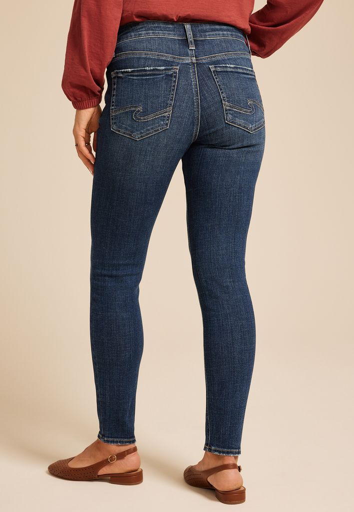 Silver Jeans Co.® Suki Curvy Mid Rise Skinny Jean - Image 2