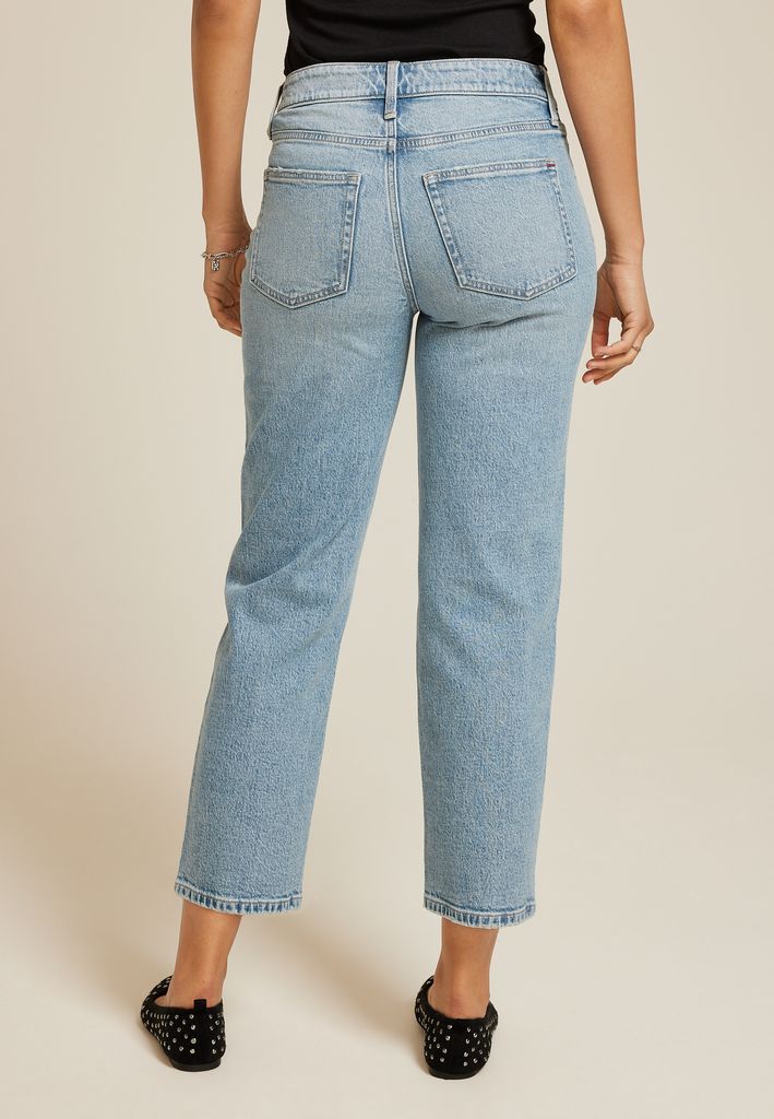 edgely™ Light High Rise Ripped Relaxed Straight Ankle Jean - Image 2