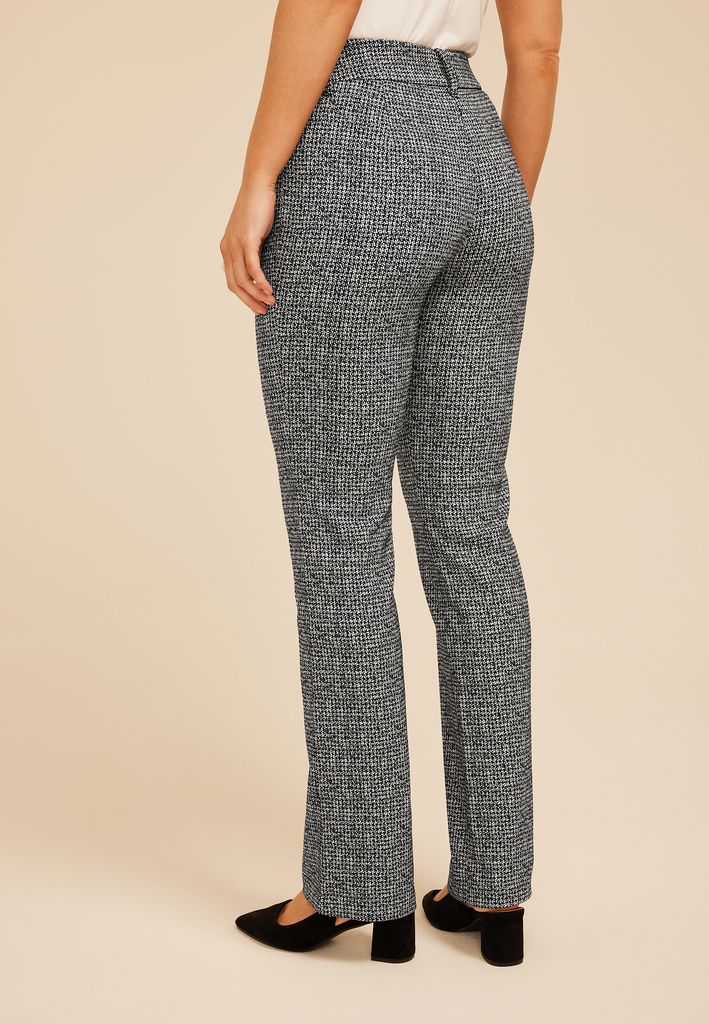 Bengaline Tweed Mid Rise Bootcut Pant - Image 2