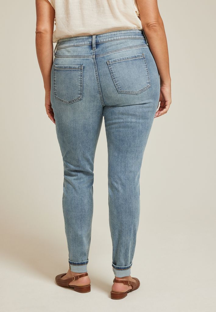 Plus Size m jeans by maurices™ Cool Comfort Mid Rise Cuff Hem Jegging - Image 2