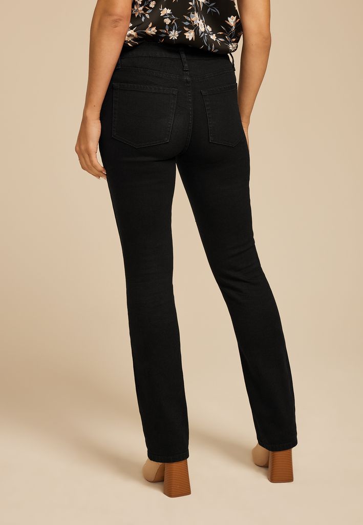 m jeans by maurices™ Black Classic Mid Rise Slim Boot Jean - Image 2