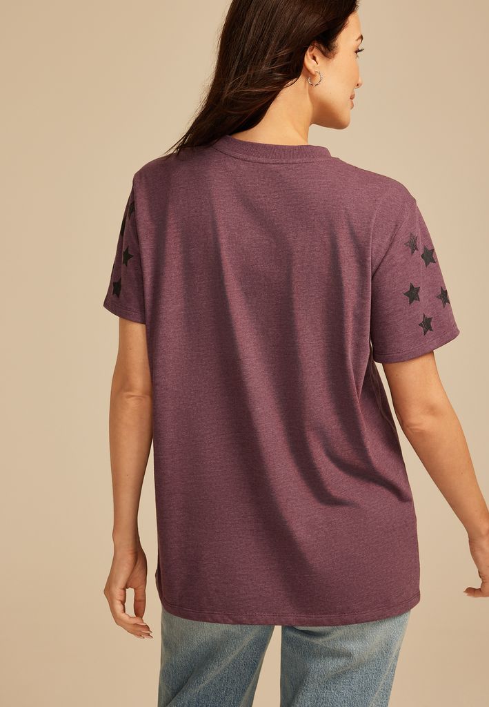 ACDC Back in Black Leopard Print Oversized Fit Graphic Tee - Image 2