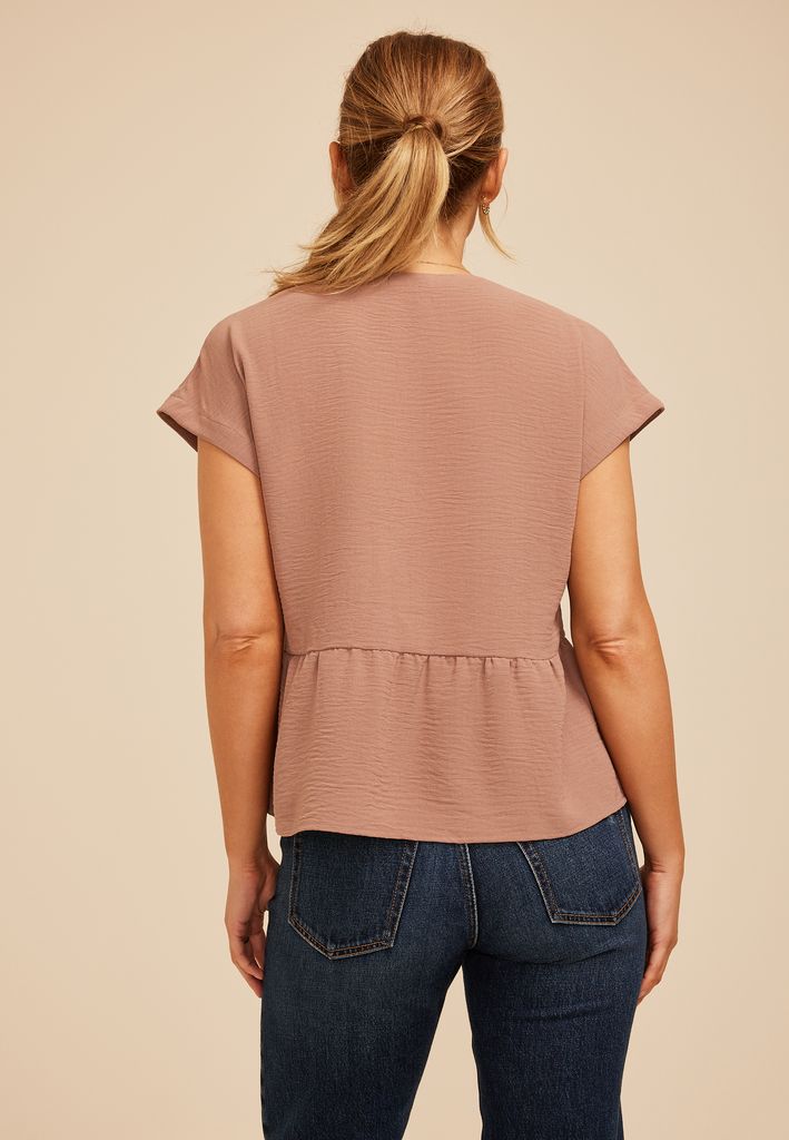 Studio Y Front Tie Peplum Cardigan - Image 2