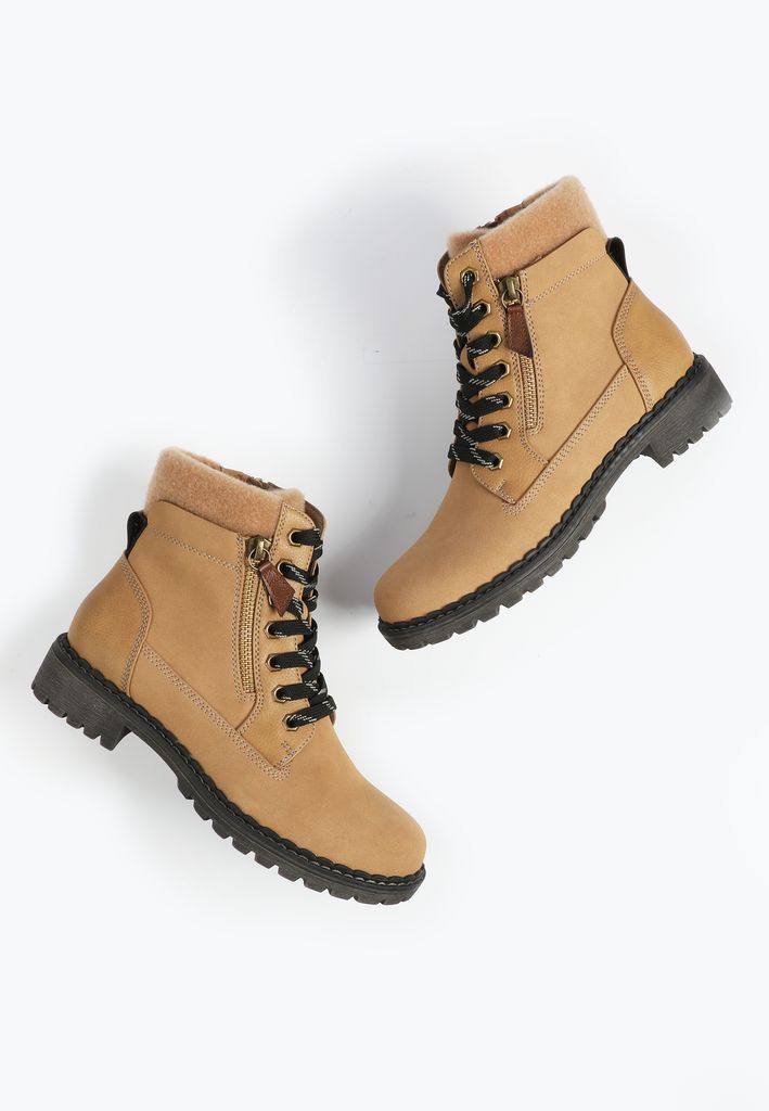 SuperCush Parker Faux Collar Hiker Boot - Image 2