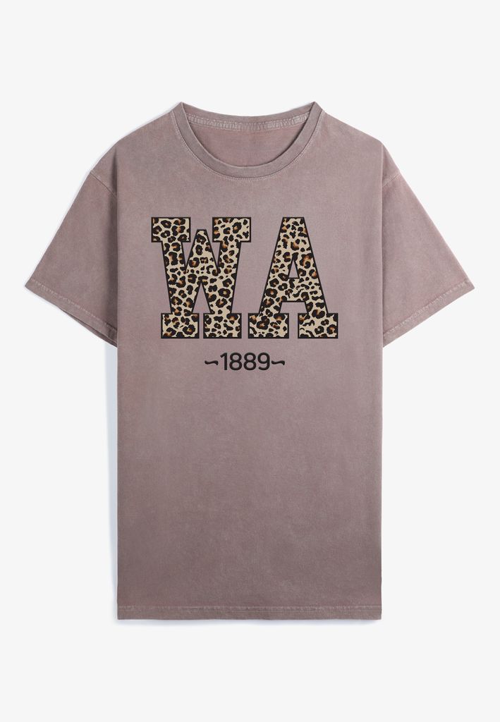 Leopard State Relaxed Graphic Tee