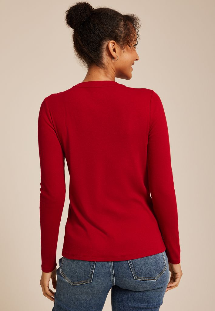 24/7 Ada Ribbed Long Sleeve Tee - Image 2