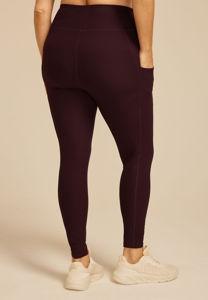 Plus Size Soft Rib High Rise Legging - Image 2