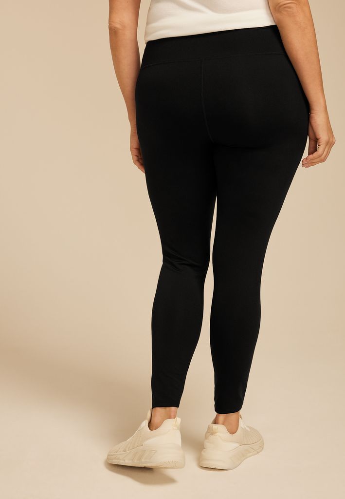 Plus Size PowerStretch High Rise Side Ruched Legging - Image 2