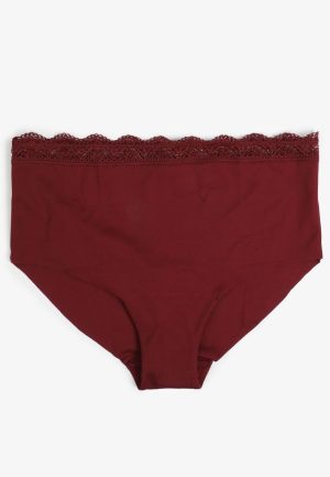 Invisibliss High Waist Lace Trim Hipster Panty