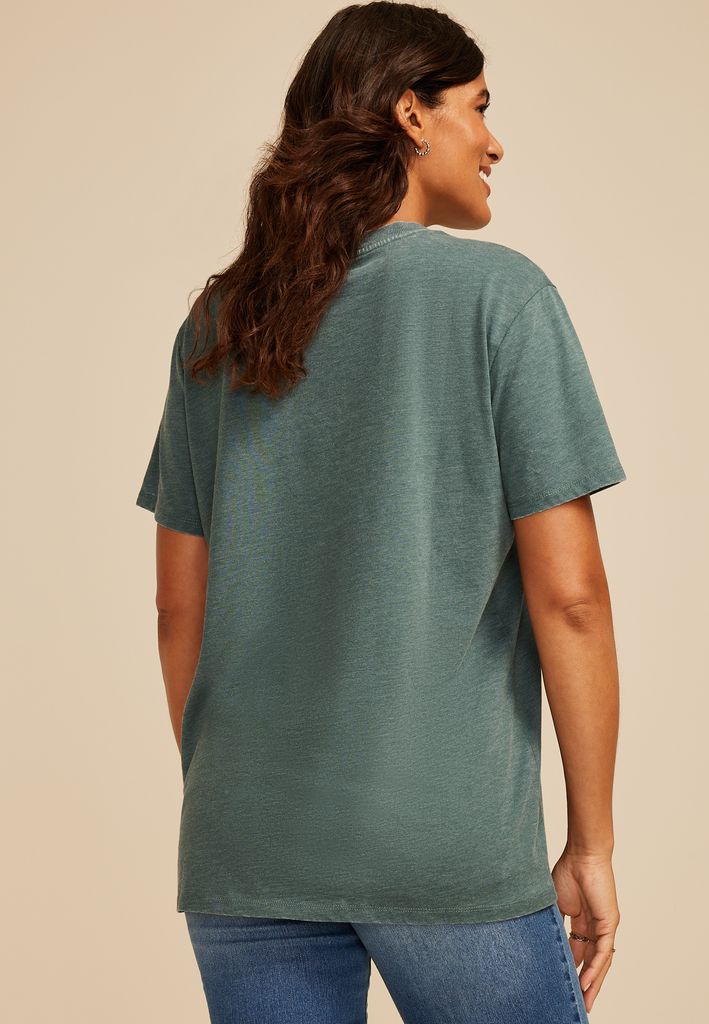 Daisy Valley Oversized Fit Graphic Tee - Image 2