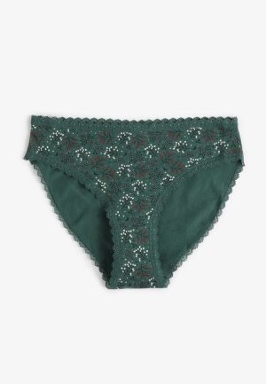 Simply Comfy Festive Printed Bikini Panty