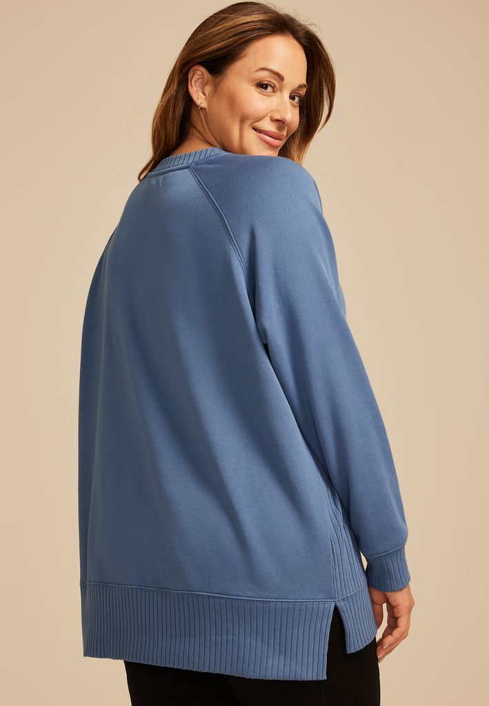 Plus Size Willowsoft Tunic Sweatshirt - Image 2