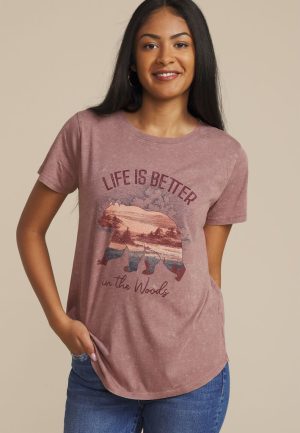 Life Is Better In The Woods Classic Fit Graphic Tee