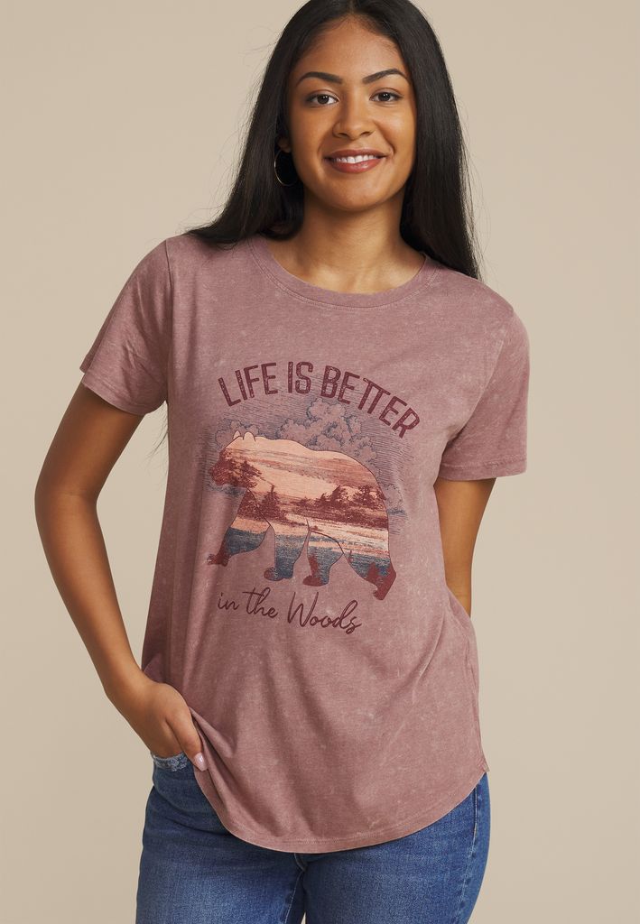 Life Is Better In The Woods Classic Fit Graphic Tee