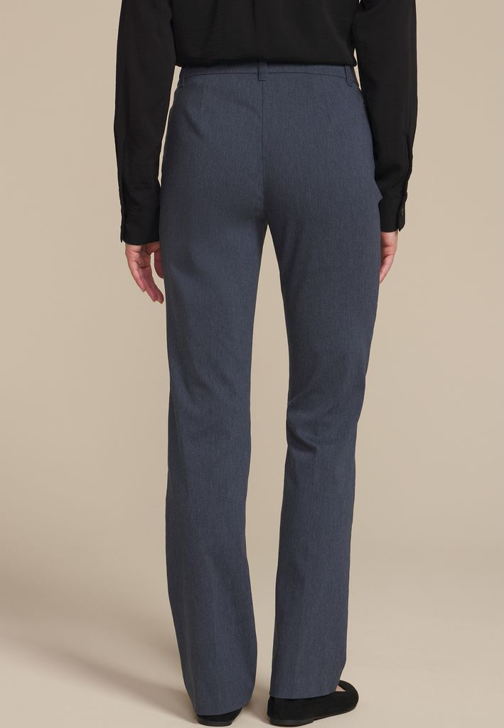 Faux Denim Bengaline Mid Rise Bootcut Pant - Image 2