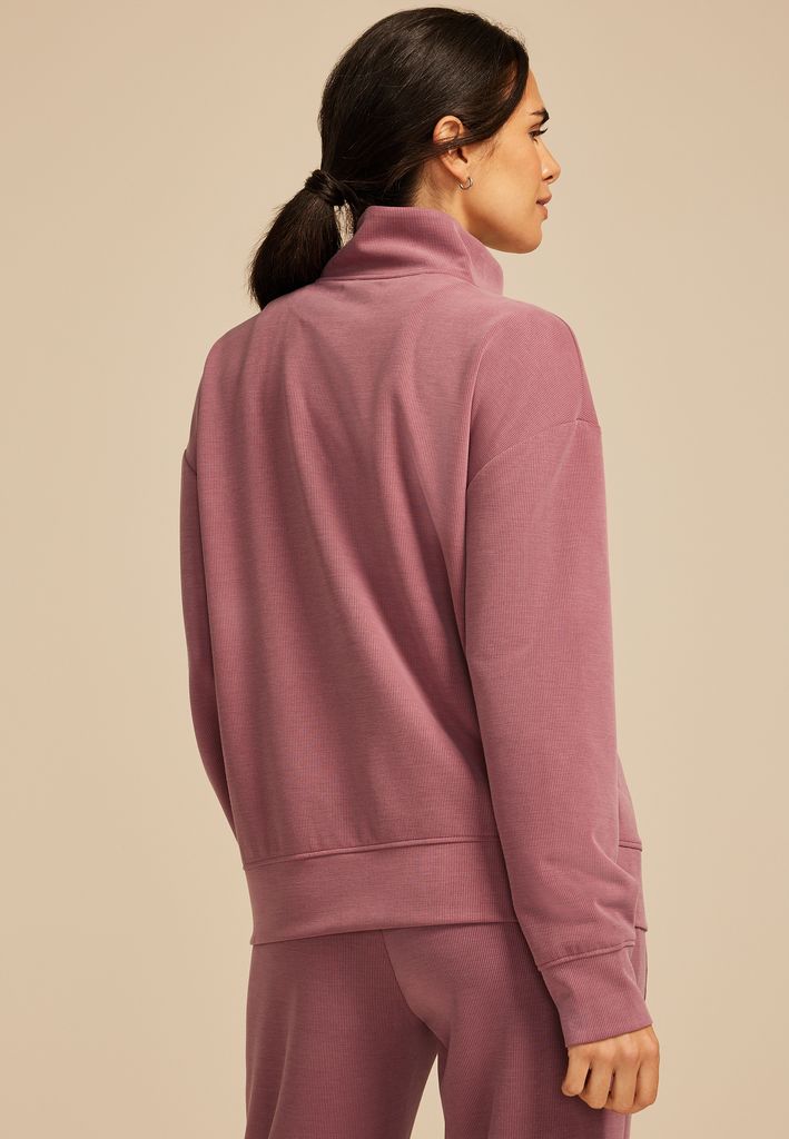 Scuba Knit Quarter Zip Sweatshirt - Image 2
