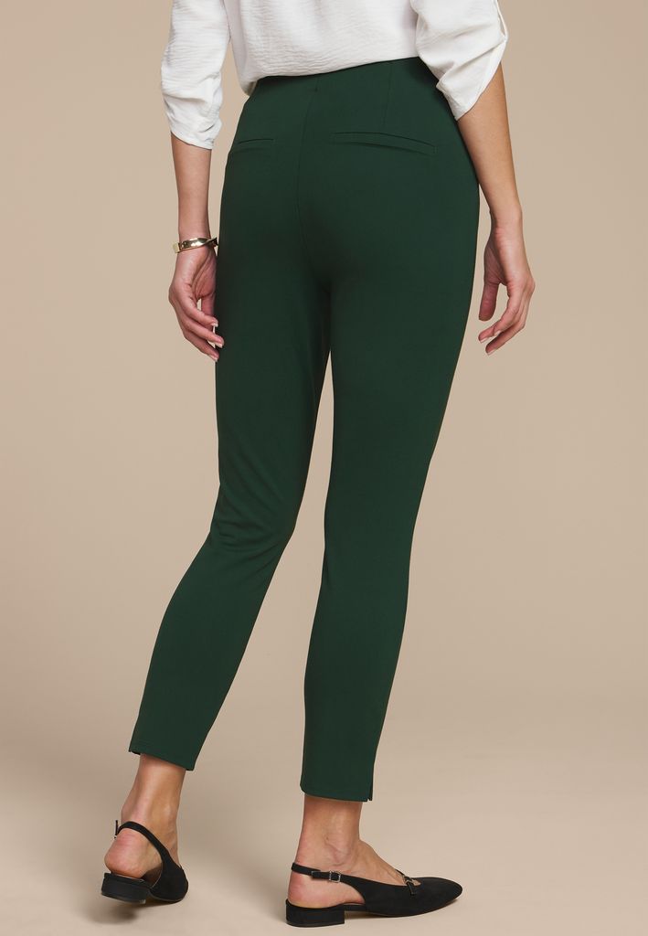 Gold Buckle Ponte Pull On Skinny Pant - Image 2