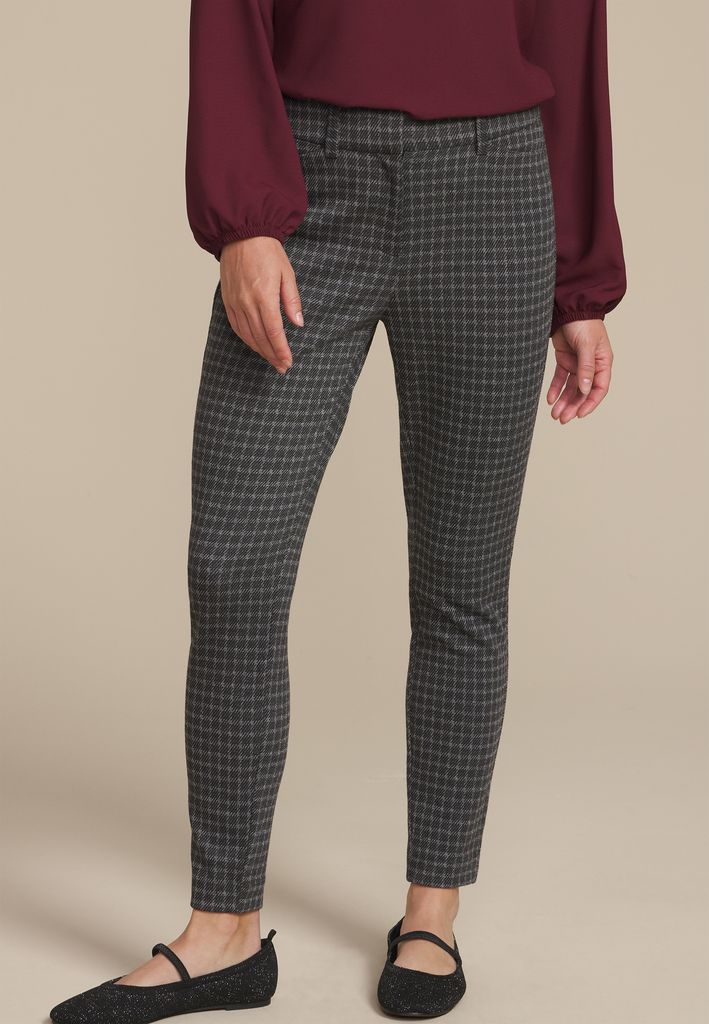 Windowpane Ponte Skinny Pant