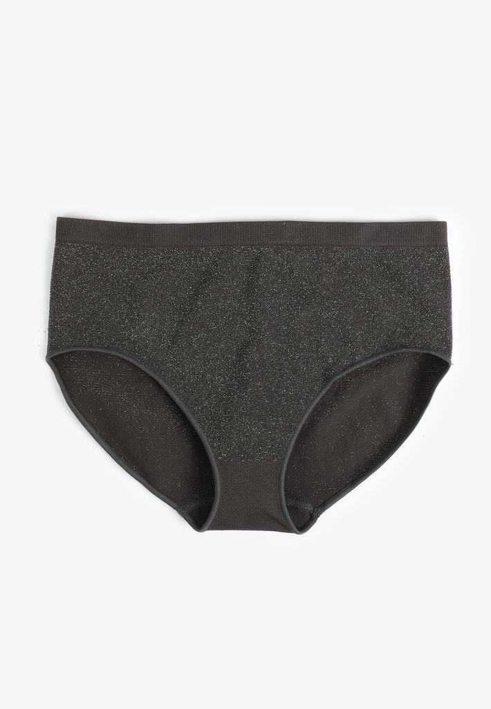 True Stretch Seamless Shimmer High Waist Hipster Panty