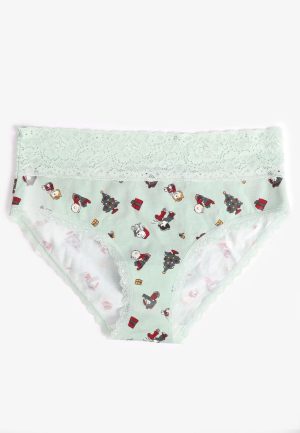 Simply Comfy Cotton Holiday Peanuts Hipster Panty