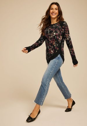 Haven Floral Round Hem Tunic