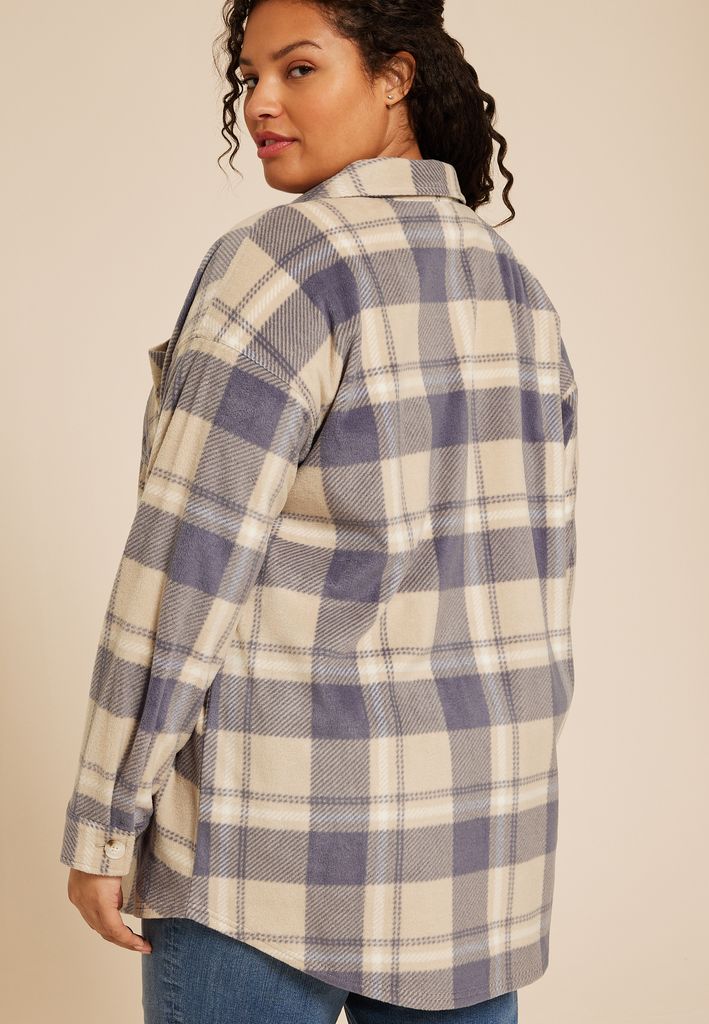 Plus Size Wilder Fleece Shacket - Image 2