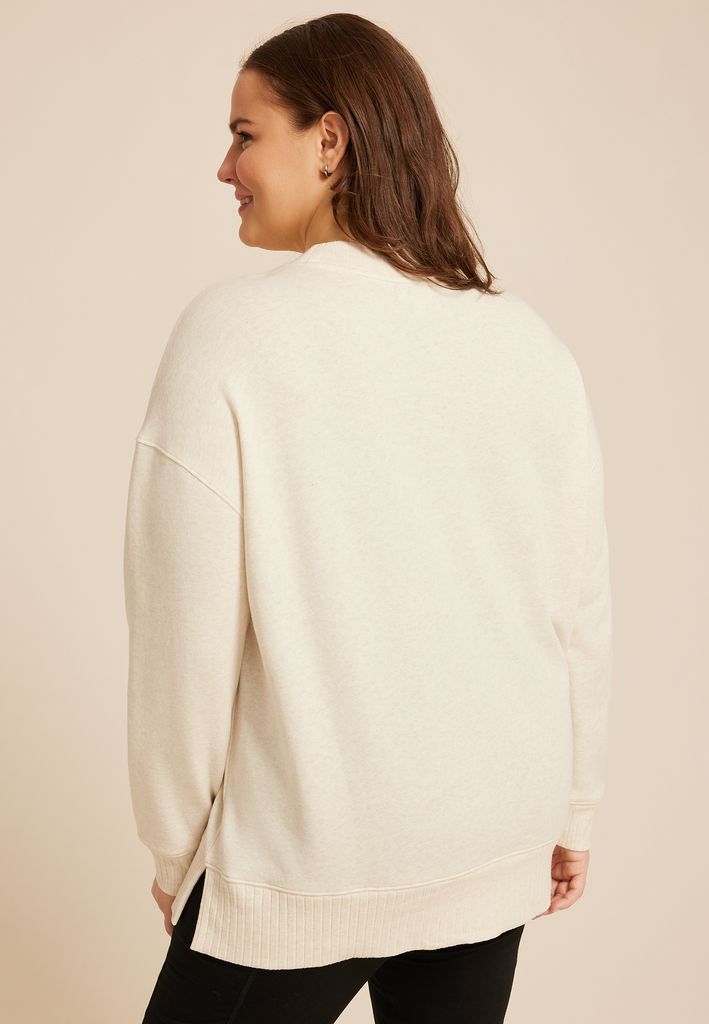 Plus Size Willowsoft Merry And Bright Relaxed Fit Sweatshirt - Image 2