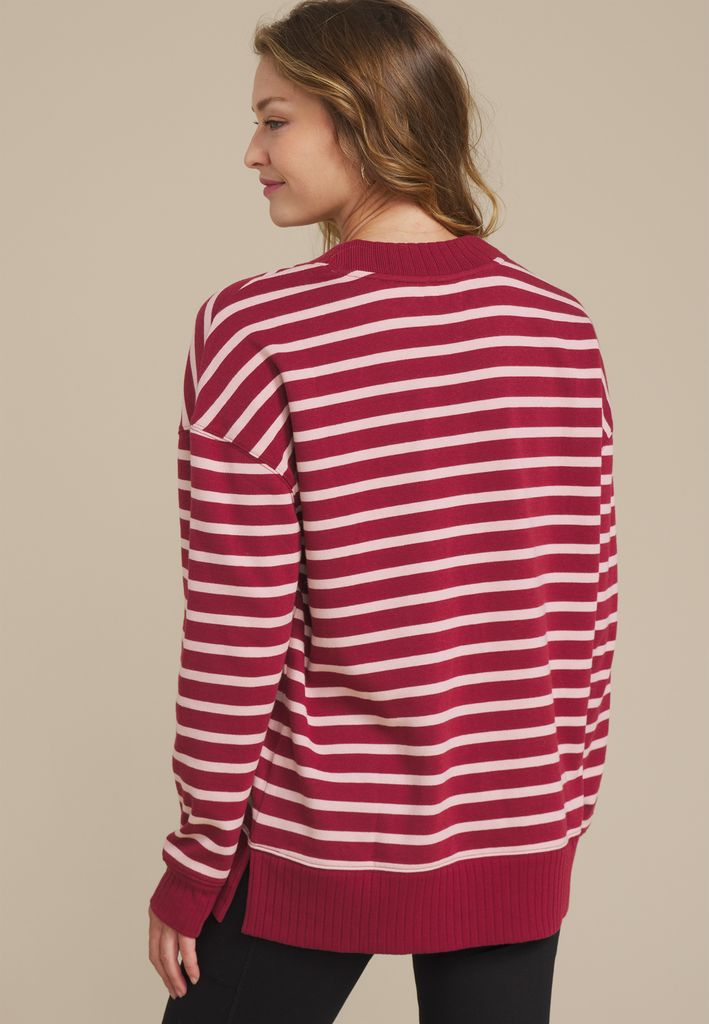 Willowsoft Striped Relaxed Fit Sweatshirt - Image 2