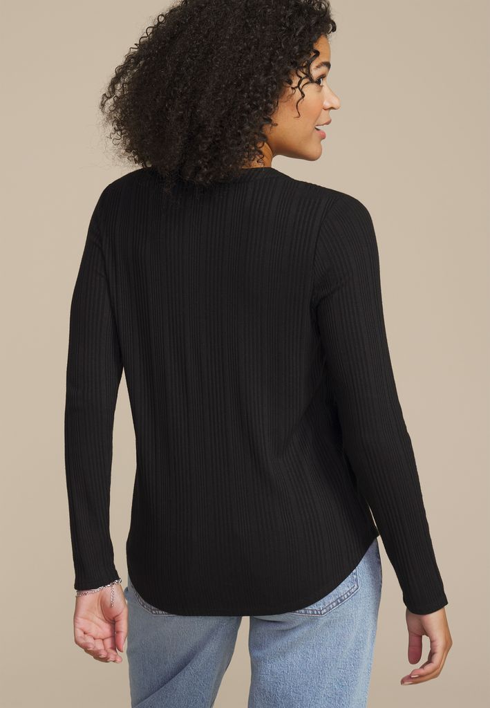 Variegated Lace Up Top - Image 2