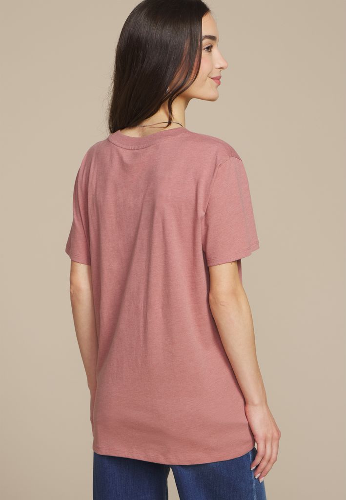 Stay Pawsitive Oversized Fit Graphic Tee - Image 2