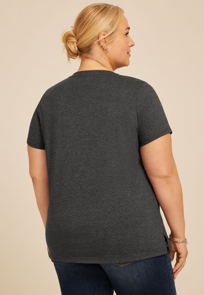 Plus Size Cozy Classic Fit Graphic Tee - Image 2