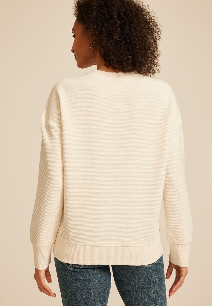 Thankful Grateful Relaxed Fit Sweatshirt - Image 2
