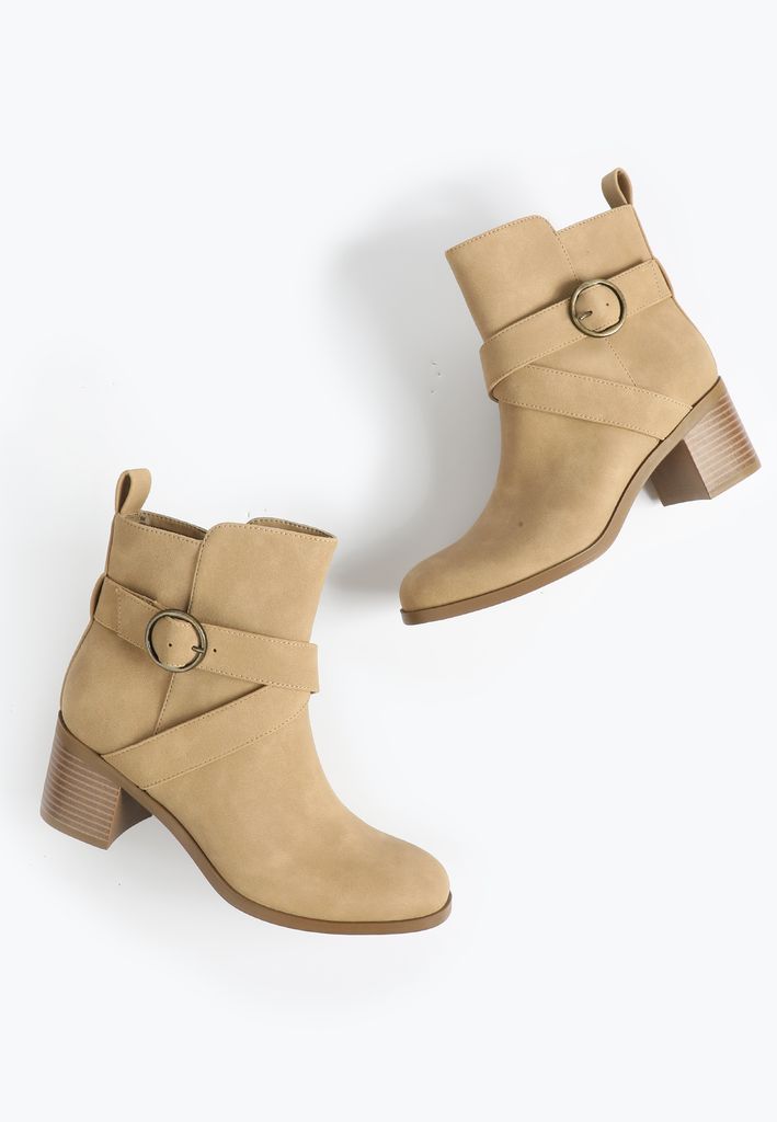 SuperCush Lily Criss Cross Heel Boot - Image 2