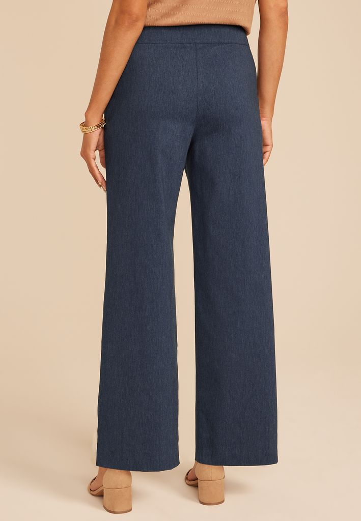 Denim Bengaline Wide Leg Pant - Image 2