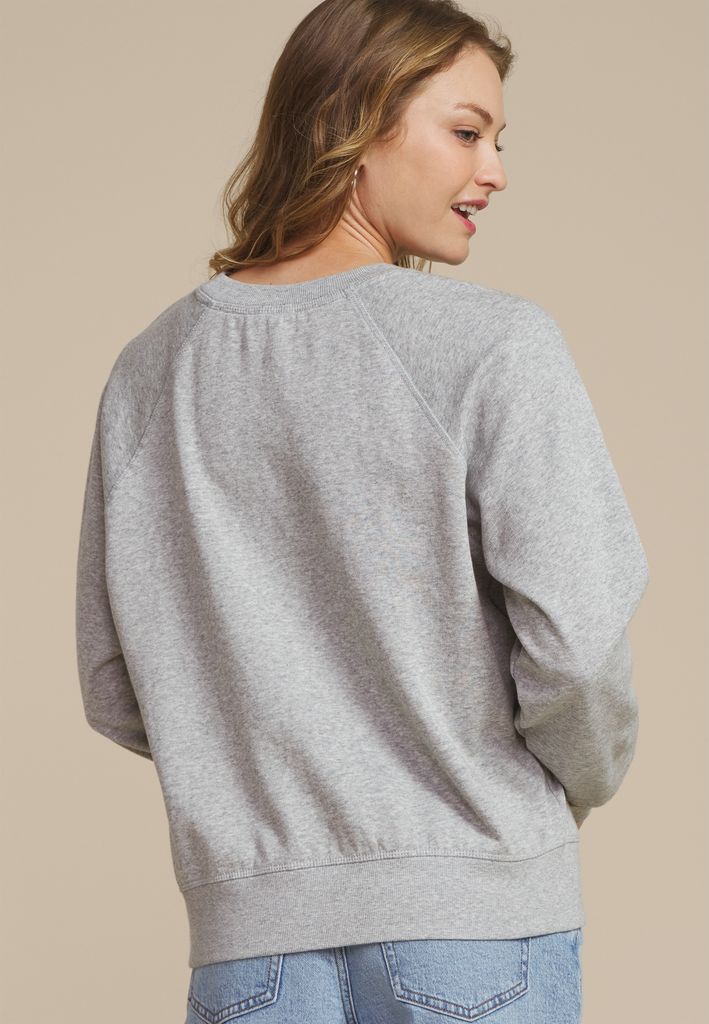 Grow In Grace Floral Relaxed Fit Sweatshirt - Image 2