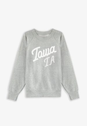 Plus Size State Embroidered Crew Neck Sweatshirt