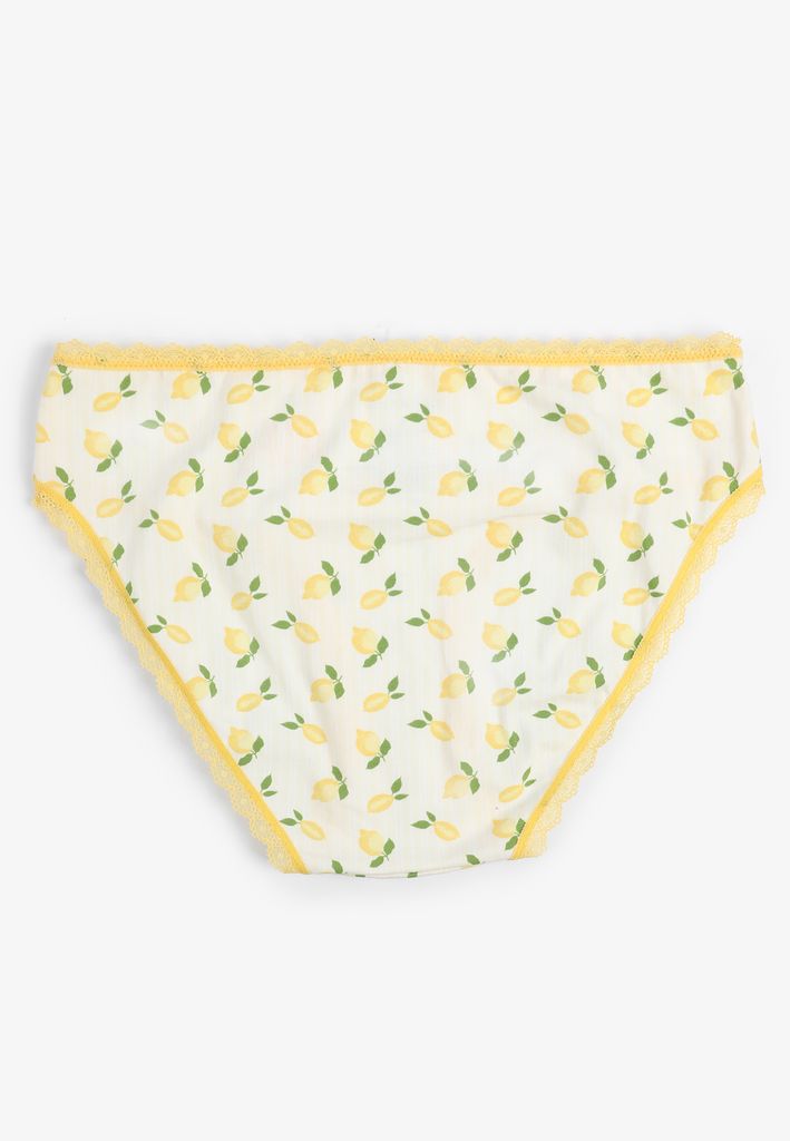 Simply Comfy Lemon Print Bikini Panty - Image 2