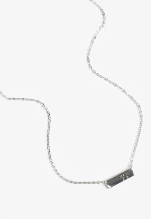 Silver Joy Bar Necklace