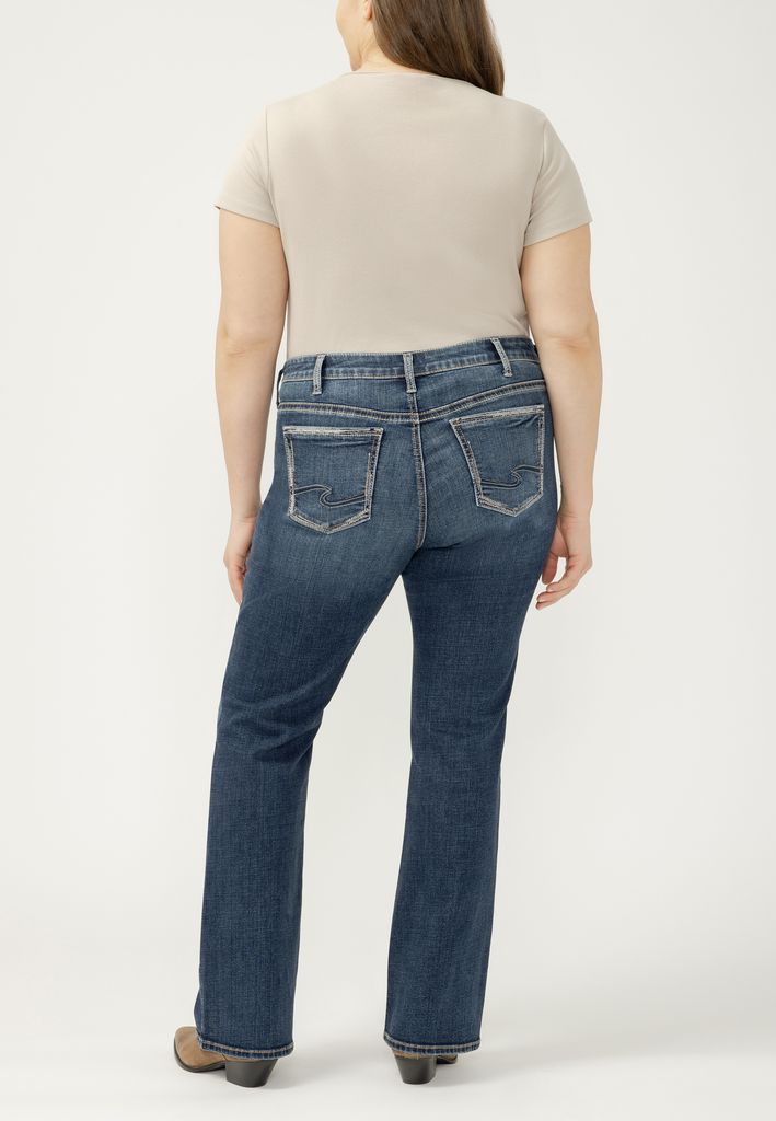 Plus Size Silver Jeans Co.® Elyse Curvy Mid Rise Bootcut Jean - Image 2